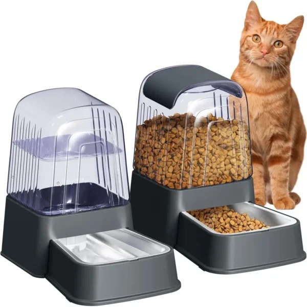 Automatic Dog and Cat Feeder and Water Dispenser