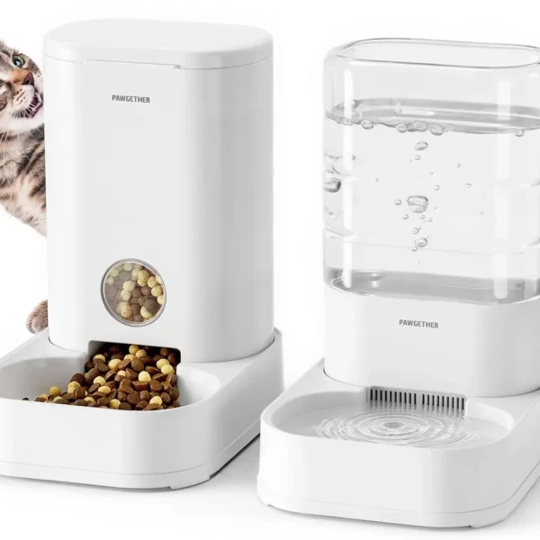 2 Pack Automatic Gravity Feeder and Water Dispenser