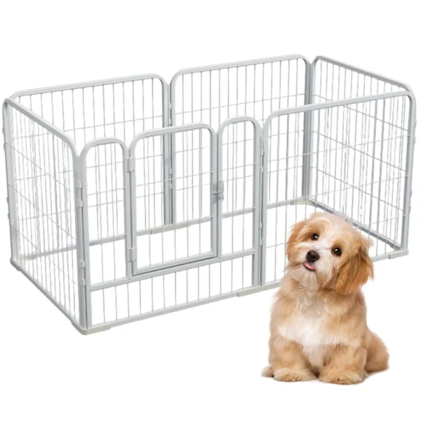 6 Panels Heavy Duty Dog Puppy Playpen