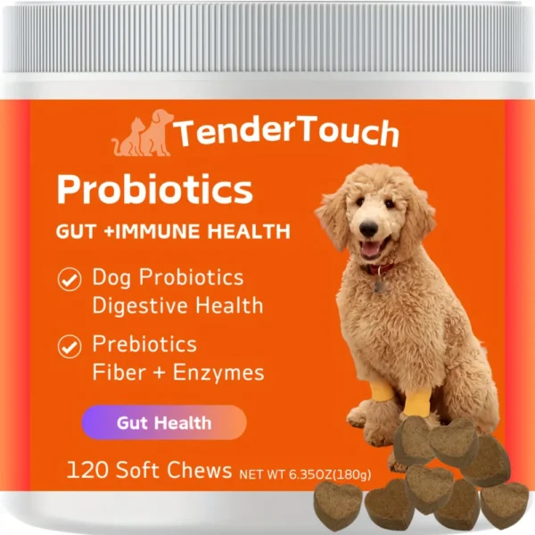 120 Chews -  Tender Touch Probiotics for Dogs,